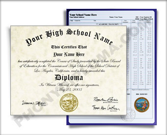 High School Diploma and Transcripts, Pacific Design HS Pacific D+T